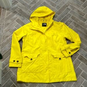 The North Face Bright Yellow Rain Jacket XL
